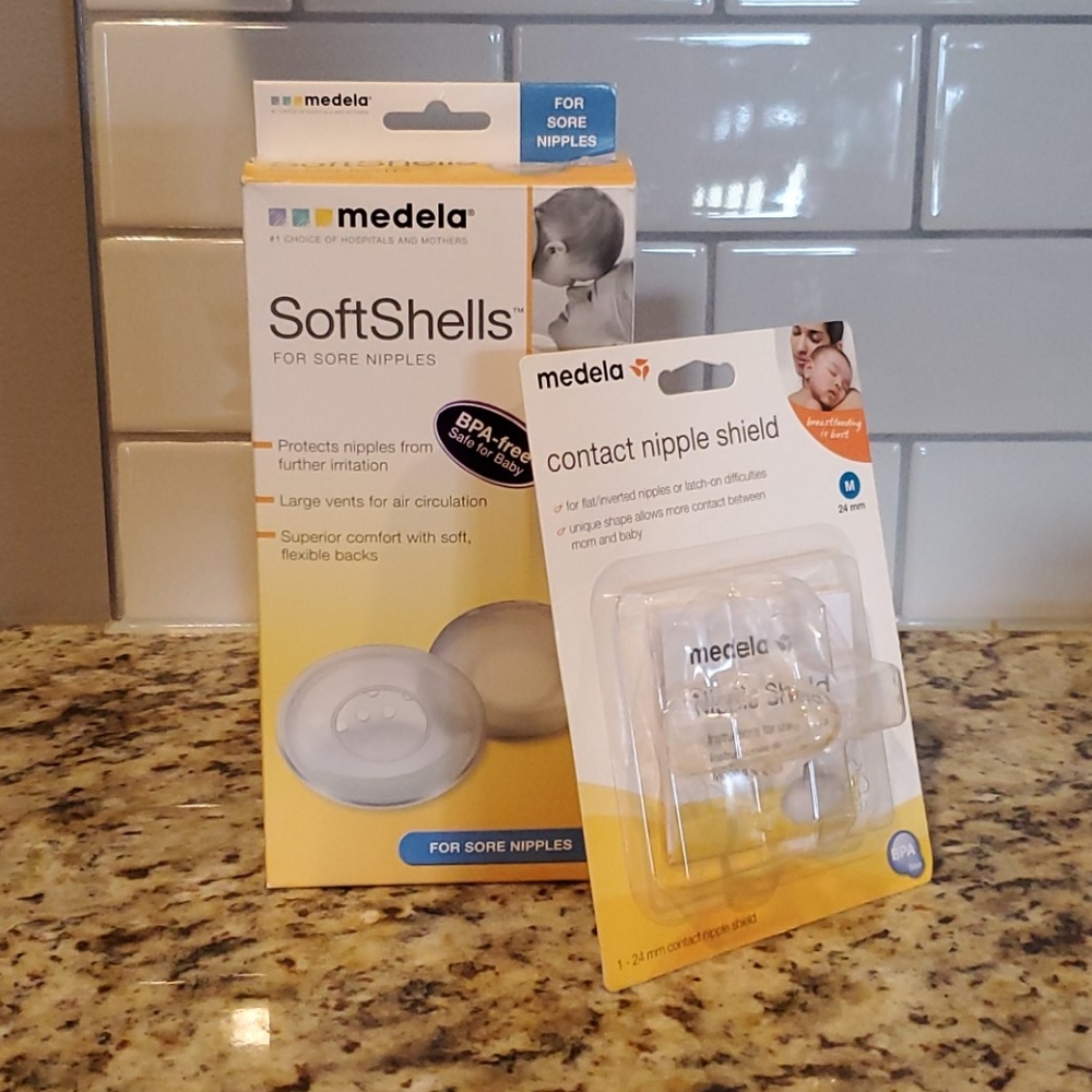 Medela SoftShells and Nipple Shield